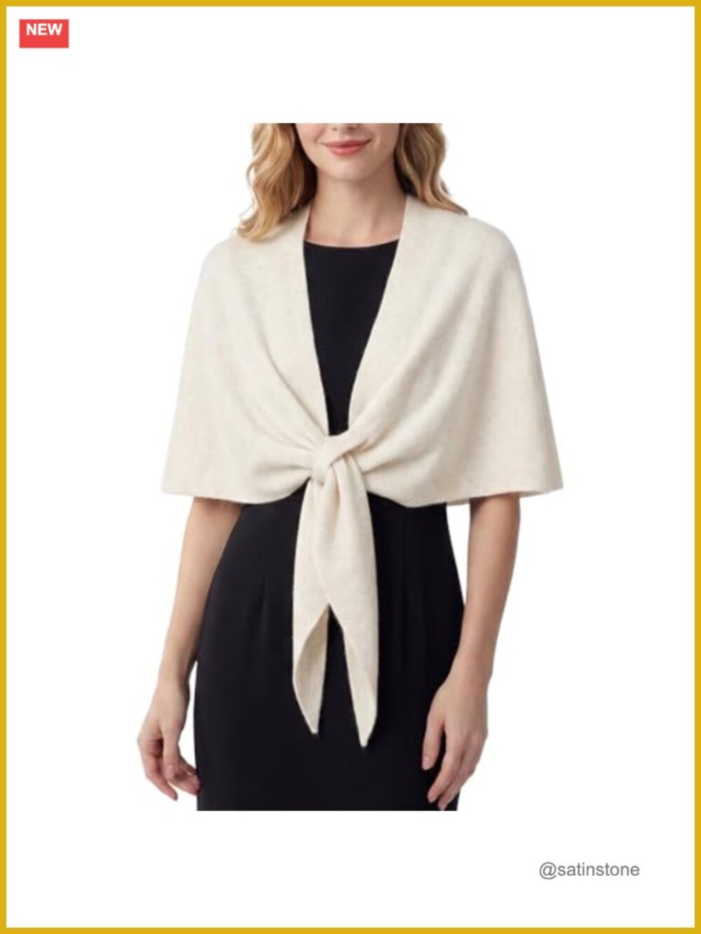 Women's Knit Pashmina Shawl Wrap Triangle Cape Scarf Fall Winter